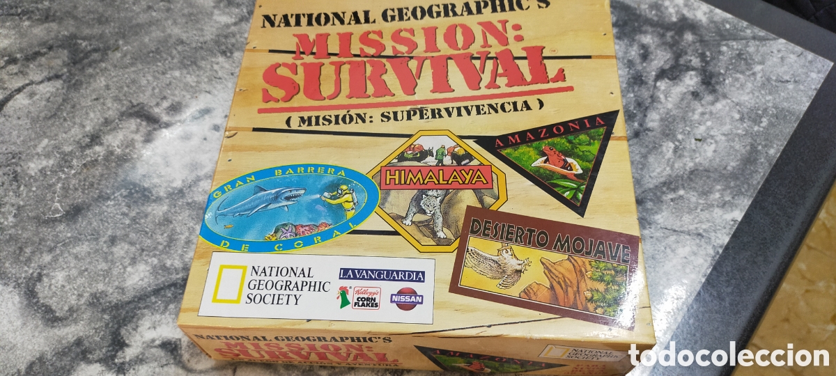 Juegos de mesa: Juego de mesa Misi&oacute;n Survival National Geographic