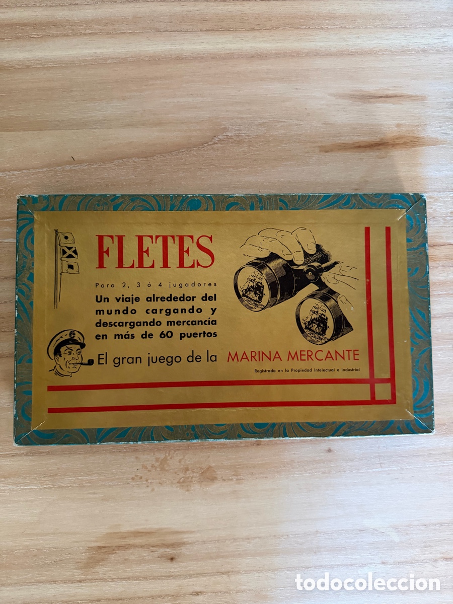 Juegos de mesa: FLETES &ndash; Gran Juego de la Marina Mercante &ndash; Francisco Rosell&oacute; &ndash; Juegos Crone &ndash; Completo &ndash; A&ntilde;os 50