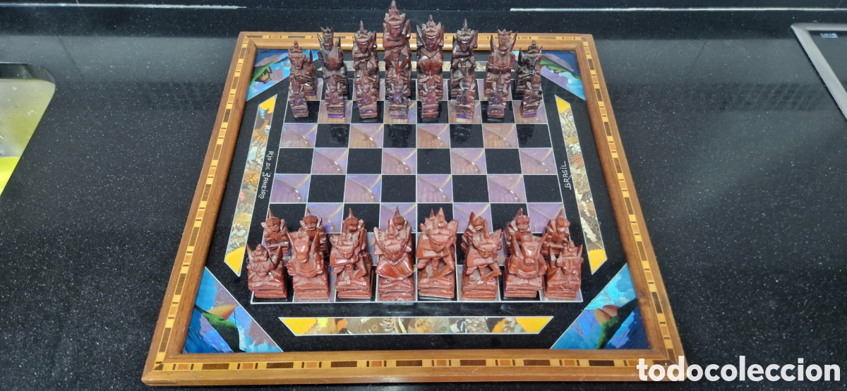 Juegos de mesa: Ajedrez artesanal de Lujo - Foto 5