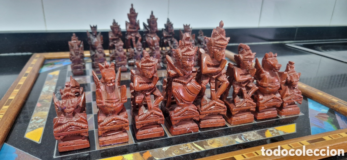 Juegos de mesa: Ajedrez artesanal de Lujo - Foto 7