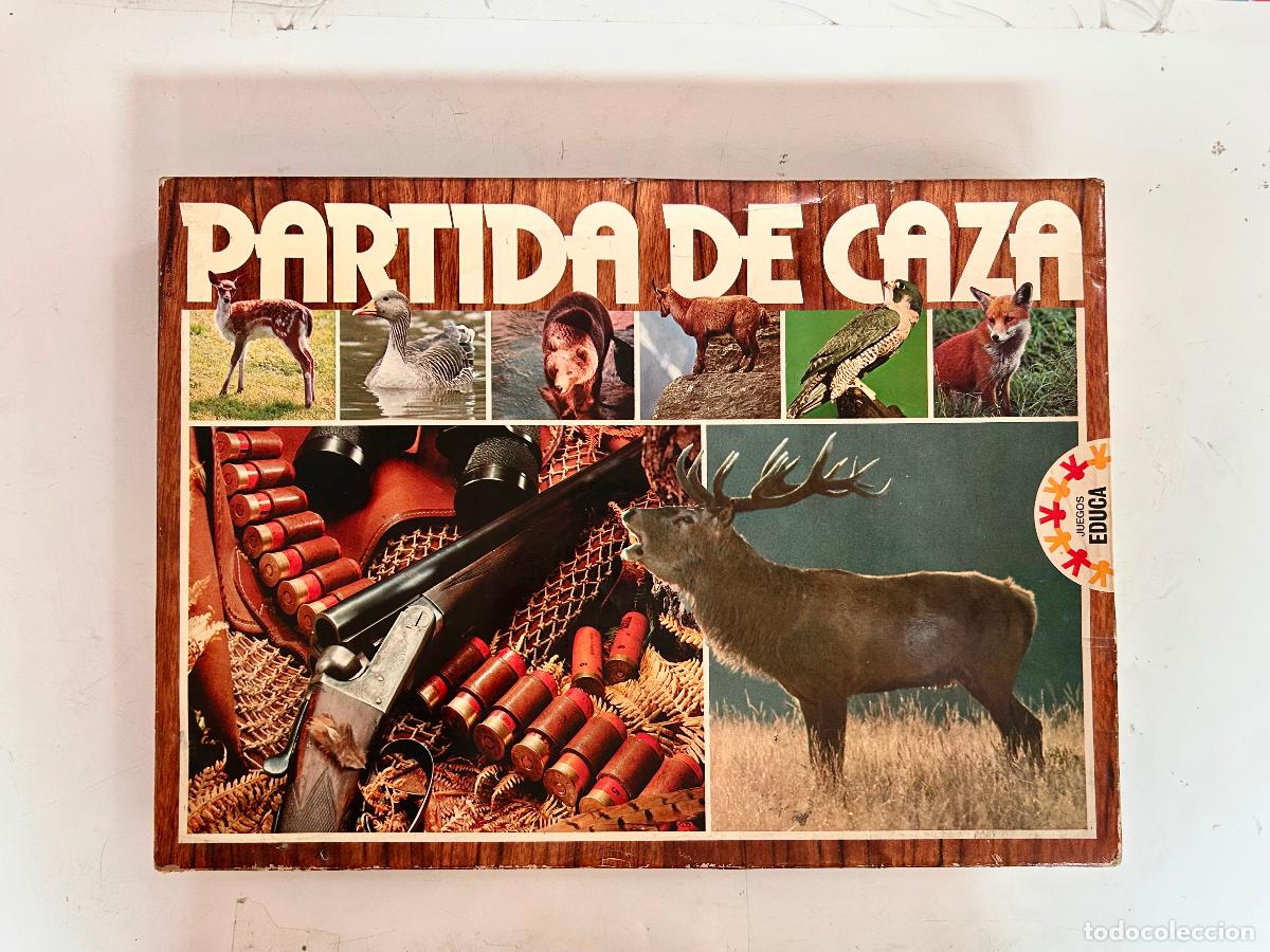 Juegos de mesa: COMPLETO!! OARTIDA DE CAZA-EDUCA 1980-REF:4.130-DIF&Iacute;CIL Y ANTIGUO JUEGO DE MESA-