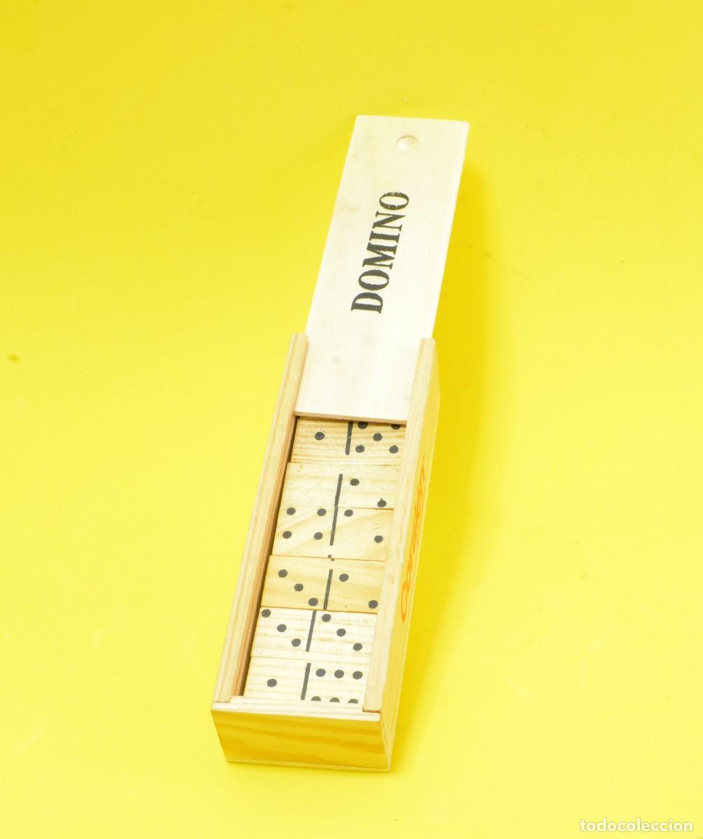 Juegos de mesa: DOMIN&Oacute;, FICHAS DE MADERA