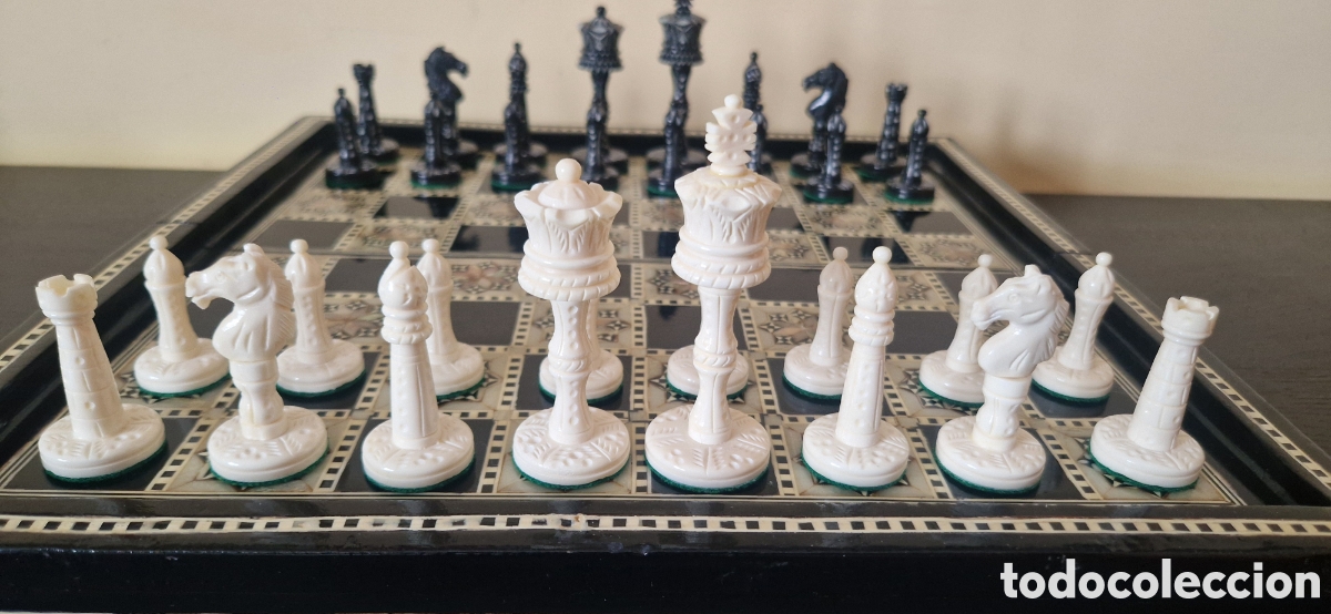 Juegos de mesa: Ajedrez de n&aacute;car de Lujo - Foto 2