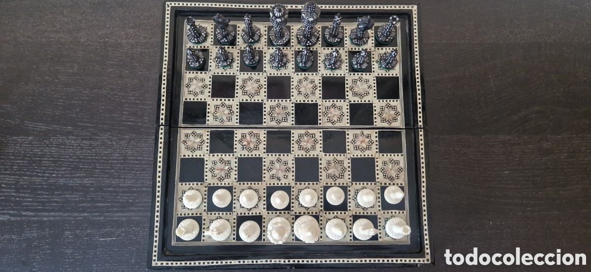 Juegos de mesa: Ajedrez de n&aacute;car de Lujo - Foto 3