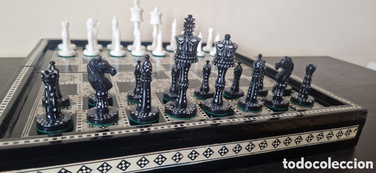 Juegos de mesa: Ajedrez de n&aacute;car de Lujo - Foto 4
