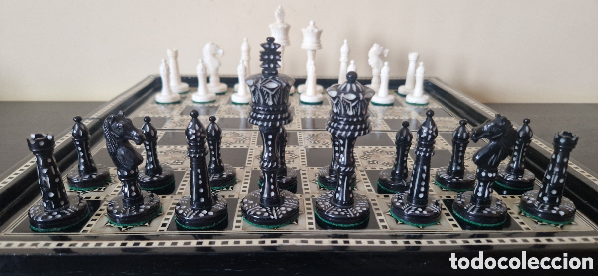 Juegos de mesa: Ajedrez de n&aacute;car de Lujo - Foto 5
