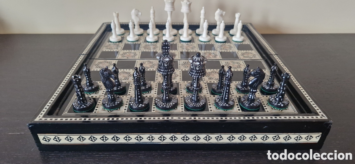 Juegos de mesa: Ajedrez de n&aacute;car de Lujo - Foto 6