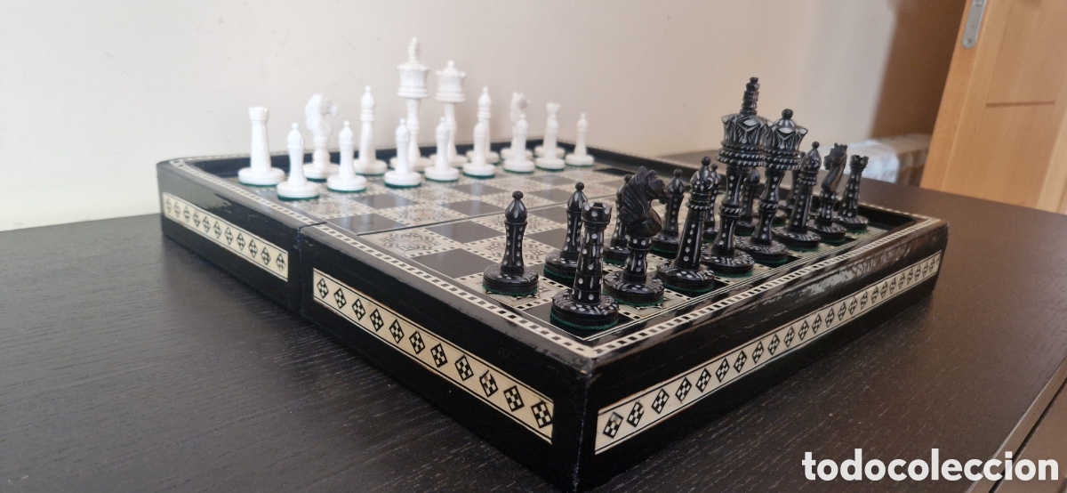 Juegos de mesa: Ajedrez de n&aacute;car de Lujo - Foto 8