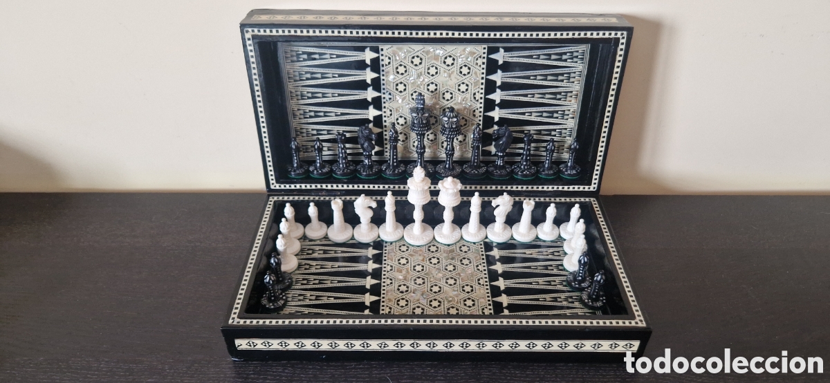 Juegos de mesa: Ajedrez de n&aacute;car de Lujo - Foto 23