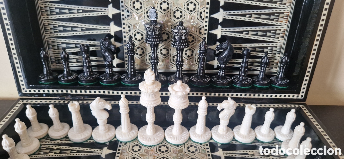 Juegos de mesa: Ajedrez de n&aacute;car de Lujo - Foto 24