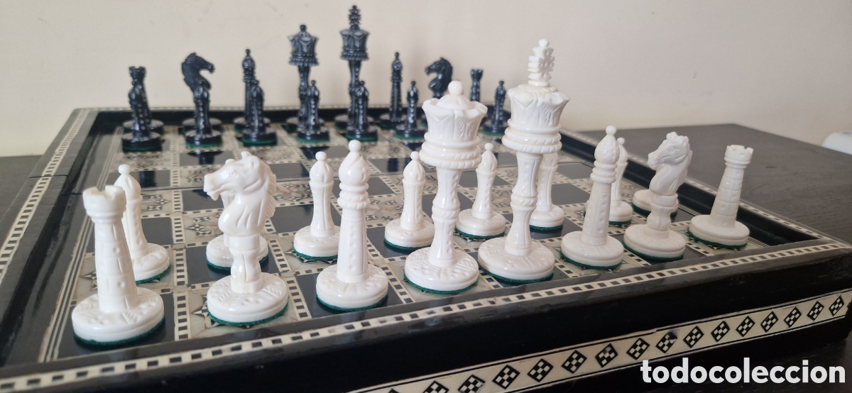 Juegos de mesa: Ajedrez de n&aacute;car de Lujo