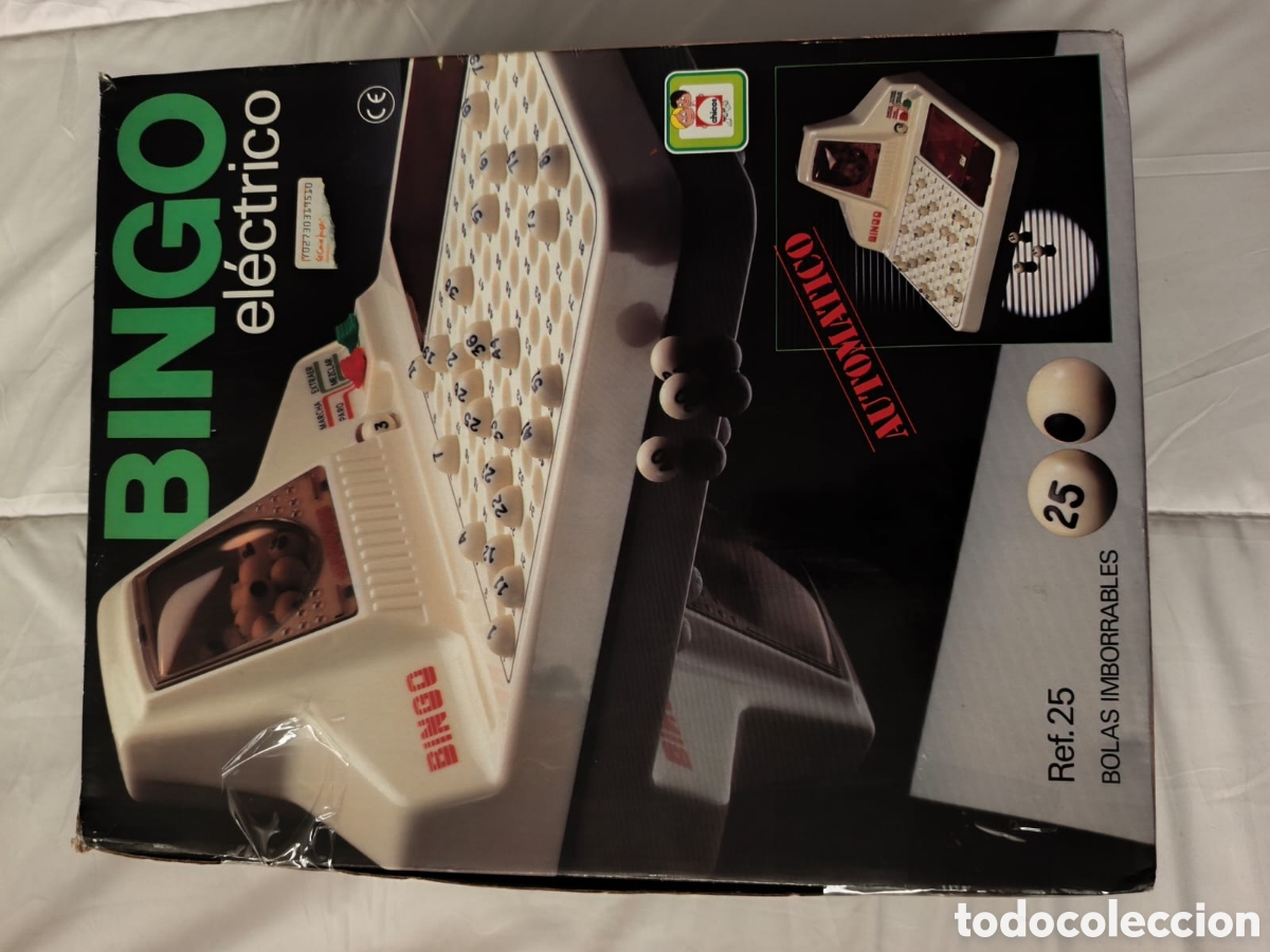 Juegos de mesa: Juego de bingo electronico. Bombo motorizado. Chicos. A&ntilde;os 80/90