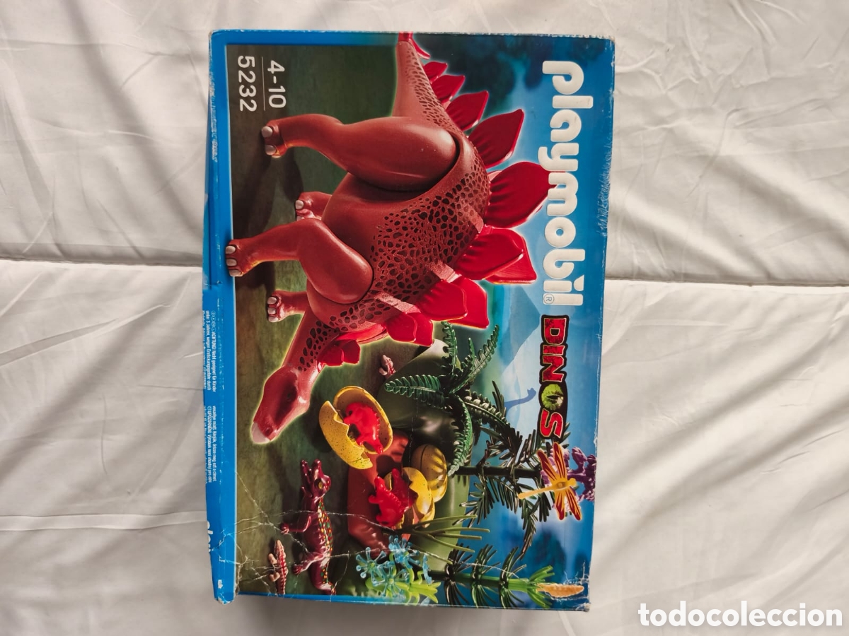 Juegos de mesa: Set Playmobil 5232. Estegosaurio con cria. Serie Dinos. 2012