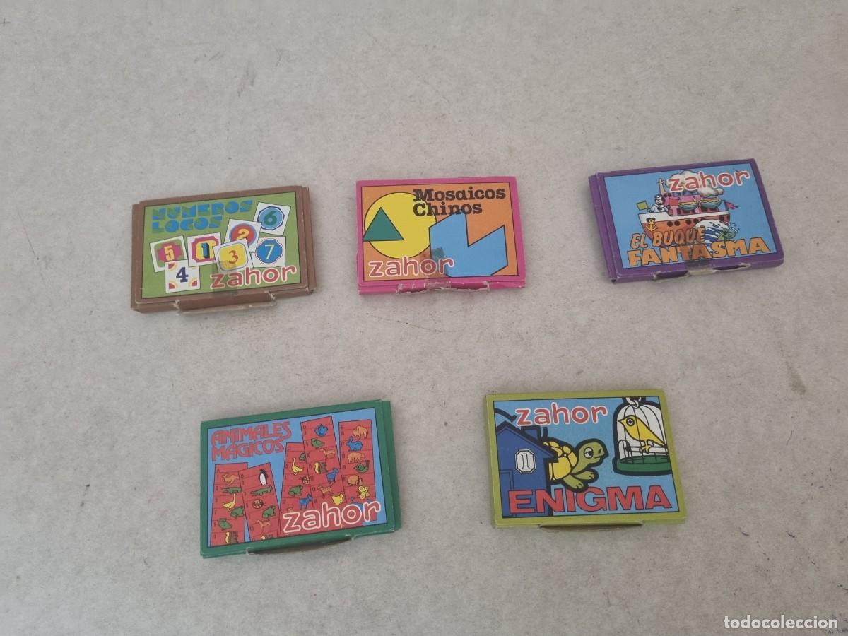 Juegos de mesa: Chocolates y bombones zahor lote de 5 minijuegos