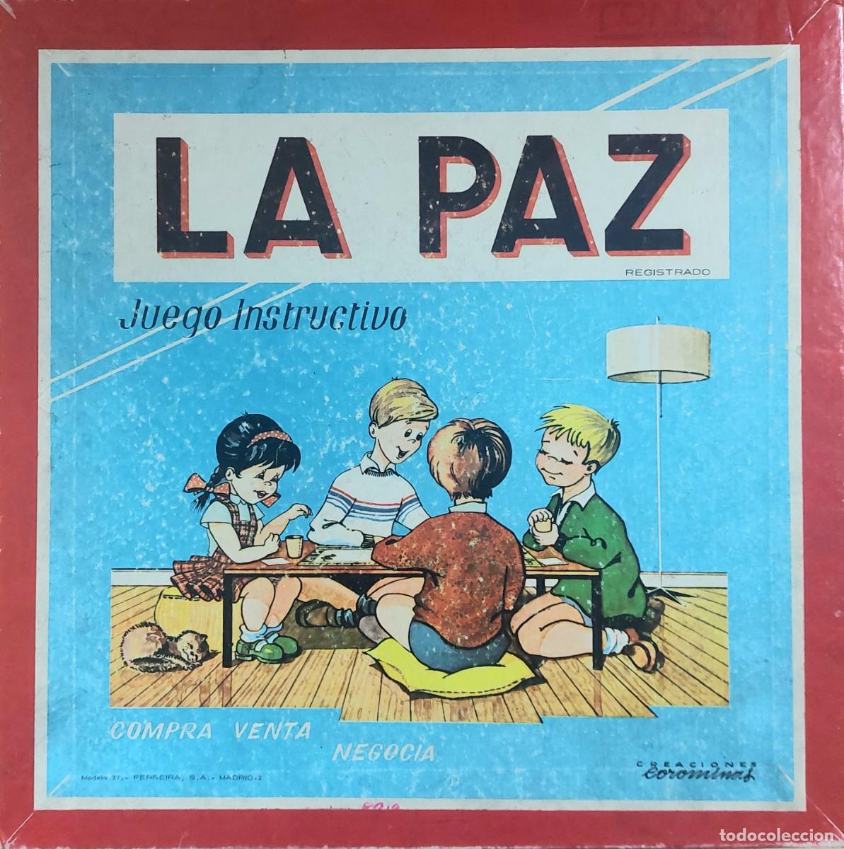 Juegos de mesa: ANTIGUO JUEGO DE MESA ( LA PAZ ) D&Eacute;CADA DE LOS 60 .