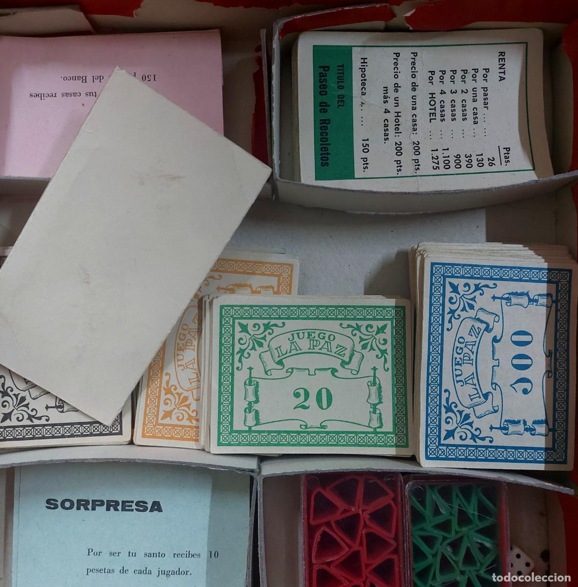 Juegos de mesa: ANTIGUO JUEGO DE MESA ( LA PAZ ) D&Eacute;CADA DE LOS 60 . - Foto 4