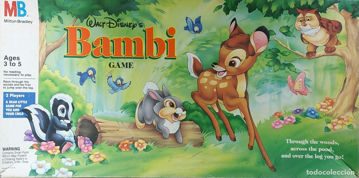 Juegos de mesa: ANTIGUO JUEGO DE MESA ( BAMBI ) WALT DISNEY, de MILTON BRADLEY 1992