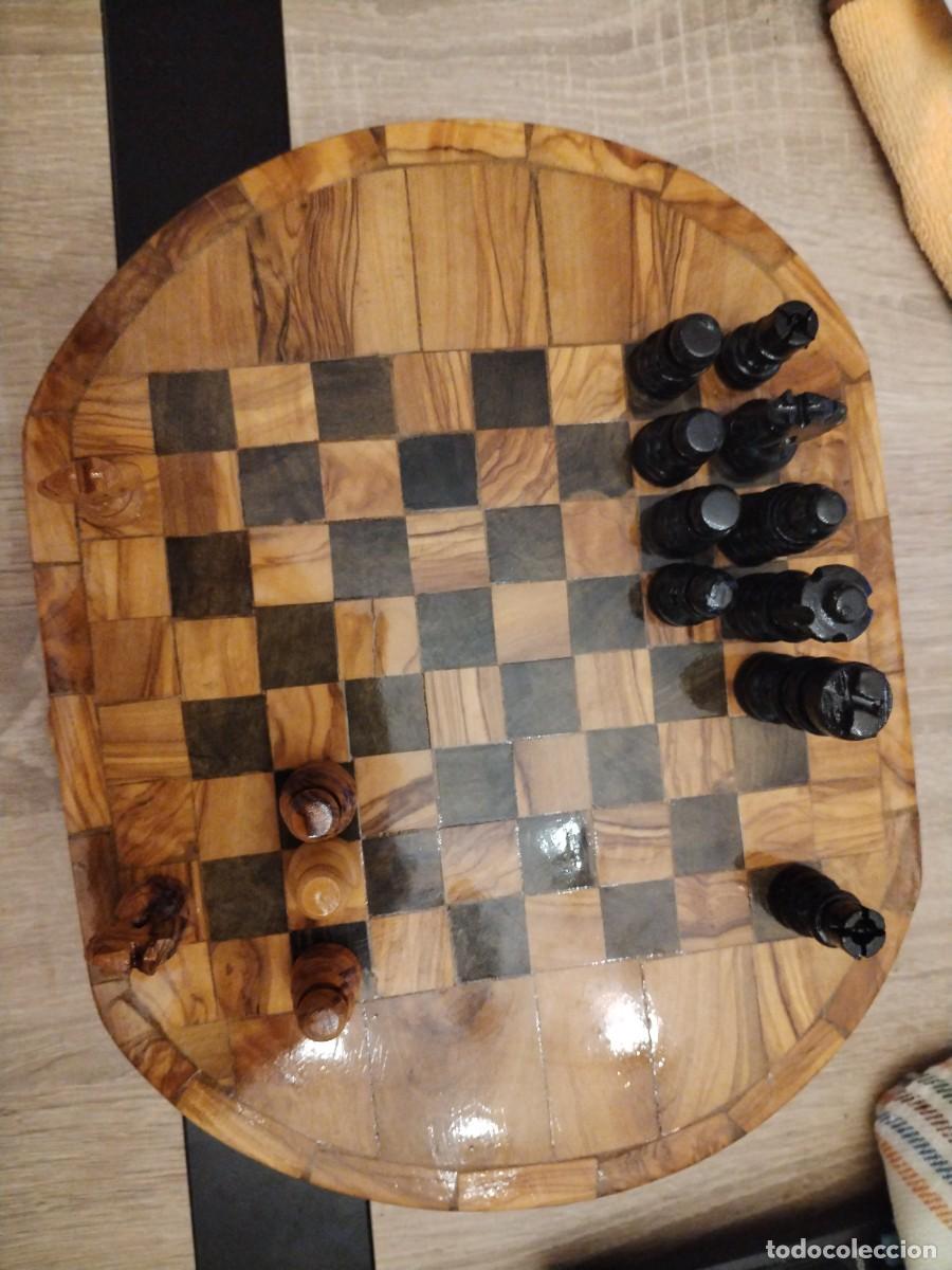 Juegos de mesa: Ajedrez de madera artesanal