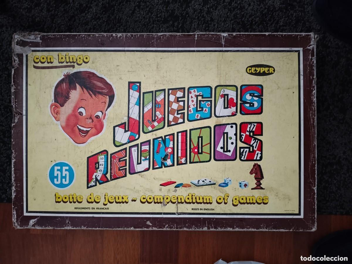 Juegos de mesa: Juegos de mesa Juegos Reunidos Geiper 55 con bingo(Creo que esta completo)