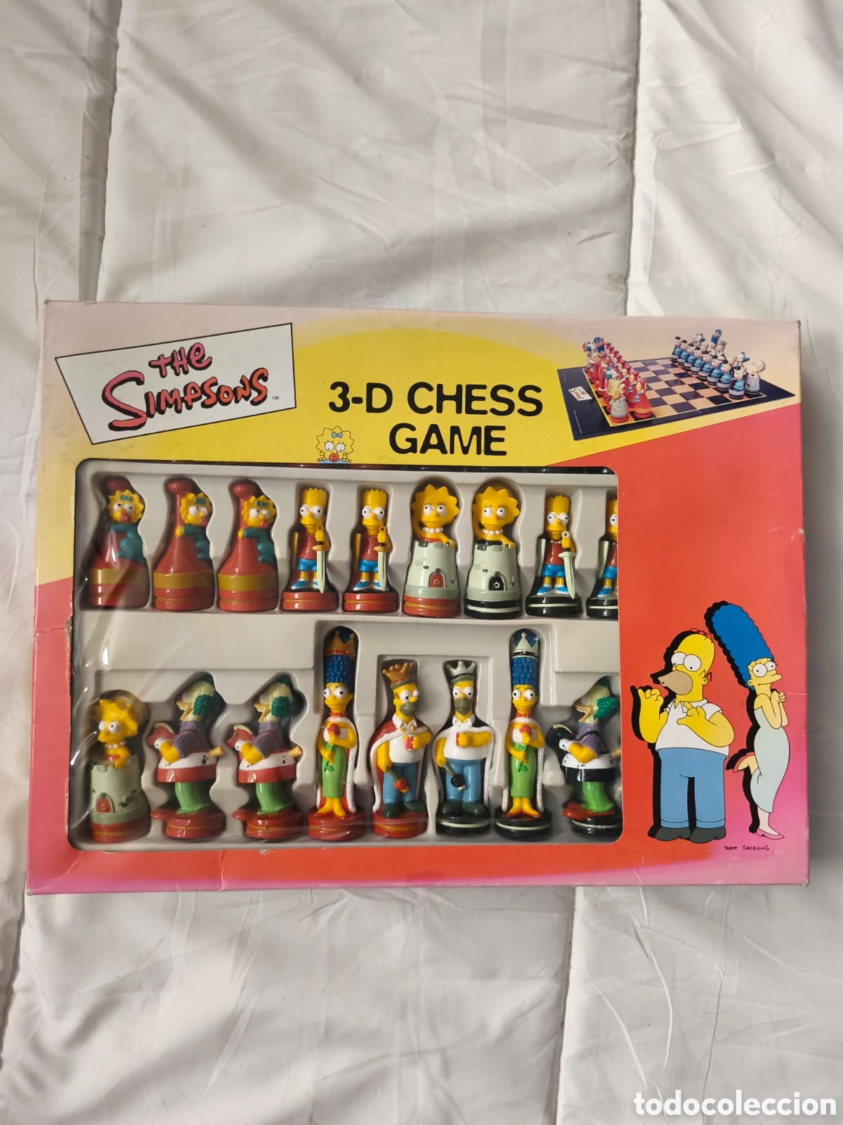 Juegos de mesa: Juego de mesa &rdquo;The Simpsons 3-Chess Game. 2000
