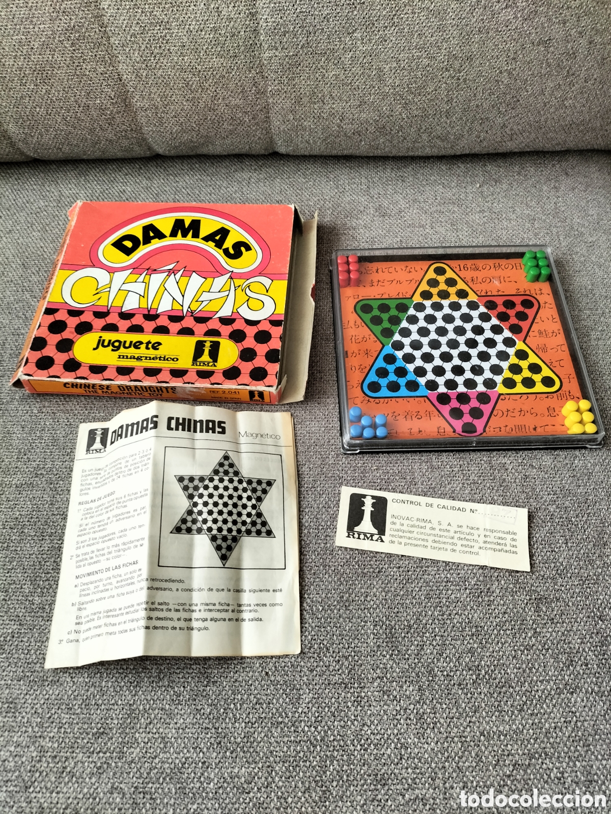 Juegos de mesa: Juego damas chinas,fabricado en Espa&ntilde;a