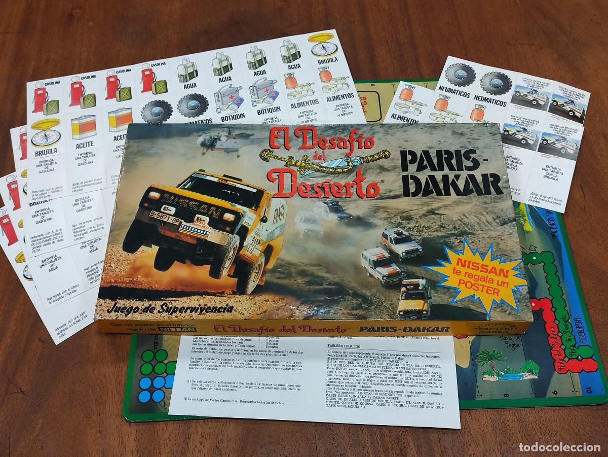 Juegos de mesa: Juego de mesa El desaf&iacute;o del desierto Paris Dakar