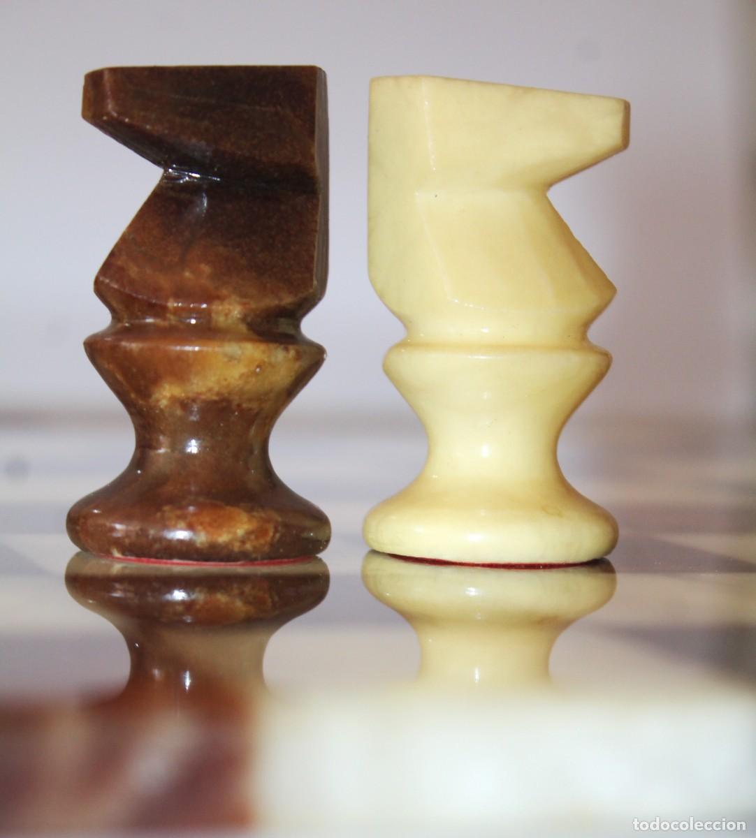 Juegos de mesa: JUEGO DE AJEDREZ ITALIANO CHIELLINI DE ALABASTRO