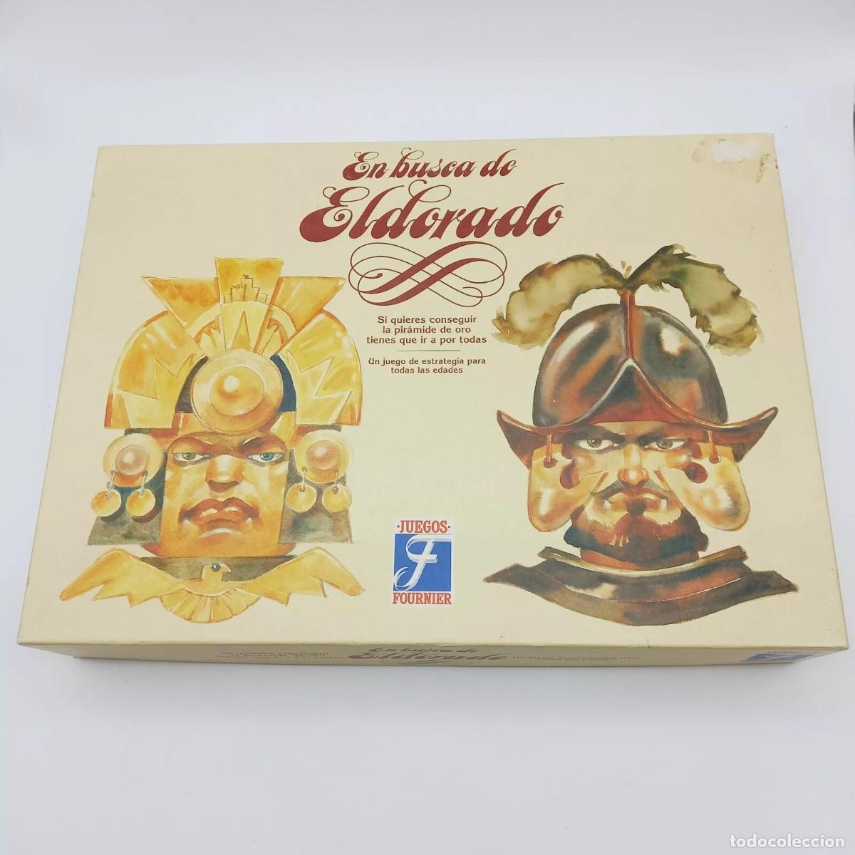 Giochi da tavolo: Juego de mesa FOURNIER - EN BUSCA DE EL DORADO juego de estrategia Completo 1992