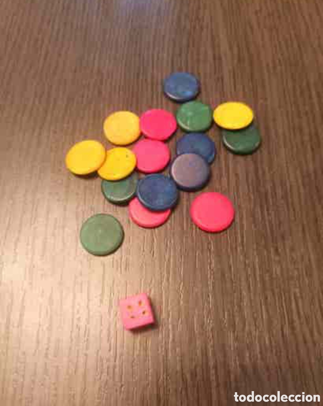 Juegos de mesa: Antiguo Juego Parch&iacute;s Madera y Damas - Foto 4