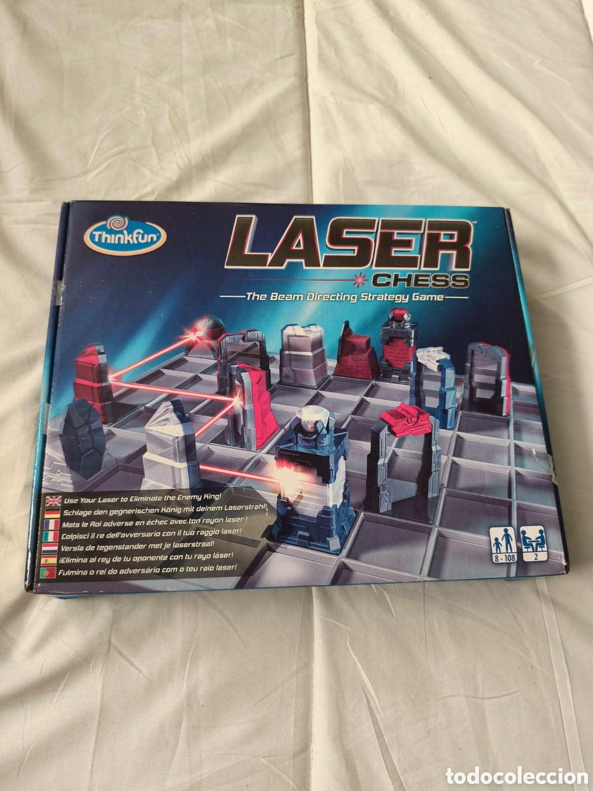 Juegos de mesa: Laser chess . Ajedrez. Juego de mesa laser ThinkFun. Juego de estrategia. 2017. Caja original