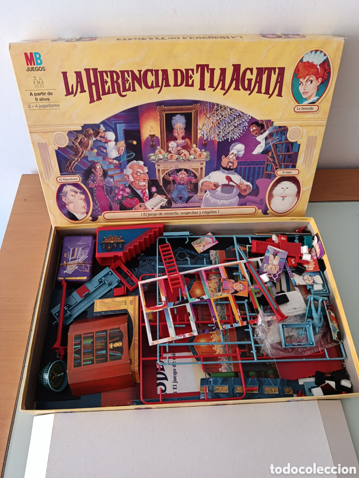 Juegos de mesa: COMPLET&Iacute;SIMO LA HERENCIA DE LA T&Iacute;A &Aacute;GATA MB