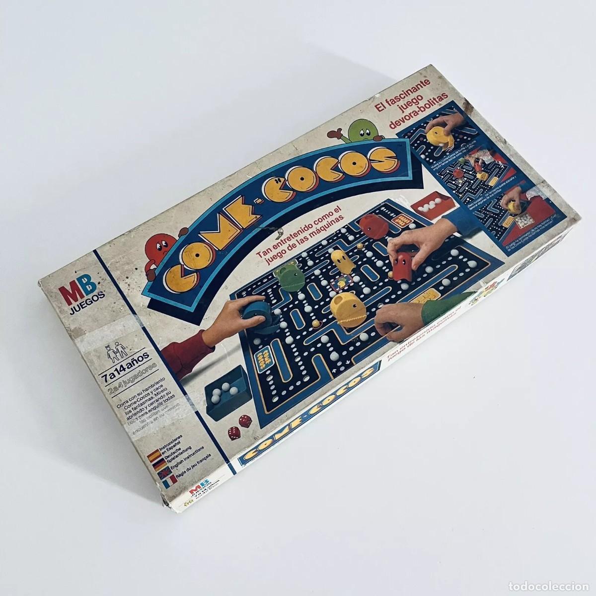 Juegos de mesa: Juego de mesa Come Cocos MB Juegos PAC MAN 1980 completo genuine SPAIN