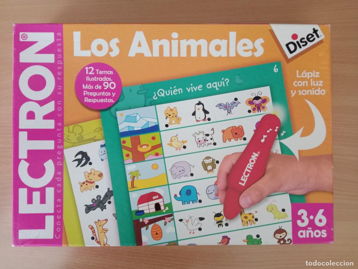 Juegos de mesa: LECTRON LOS ANIMALES - COMPLETO INCLUYE L&Aacute;PIZ CON LUZ Y SONIDO - JUEGO DISET - A&Ntilde;O 2020.