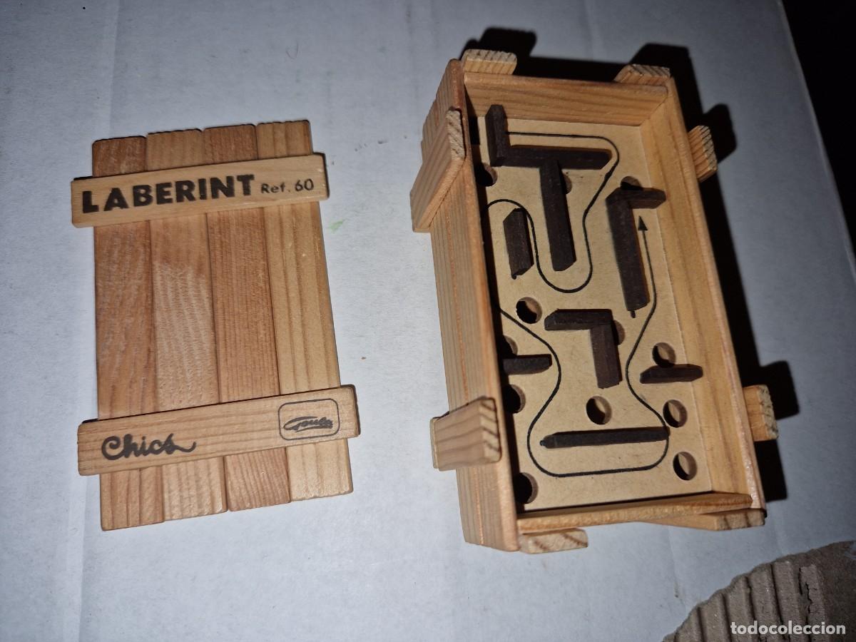 Juegos de mesa: JUEGO DE MADERA, A&Ntilde;OS 80, LABERINTO DE GOULA