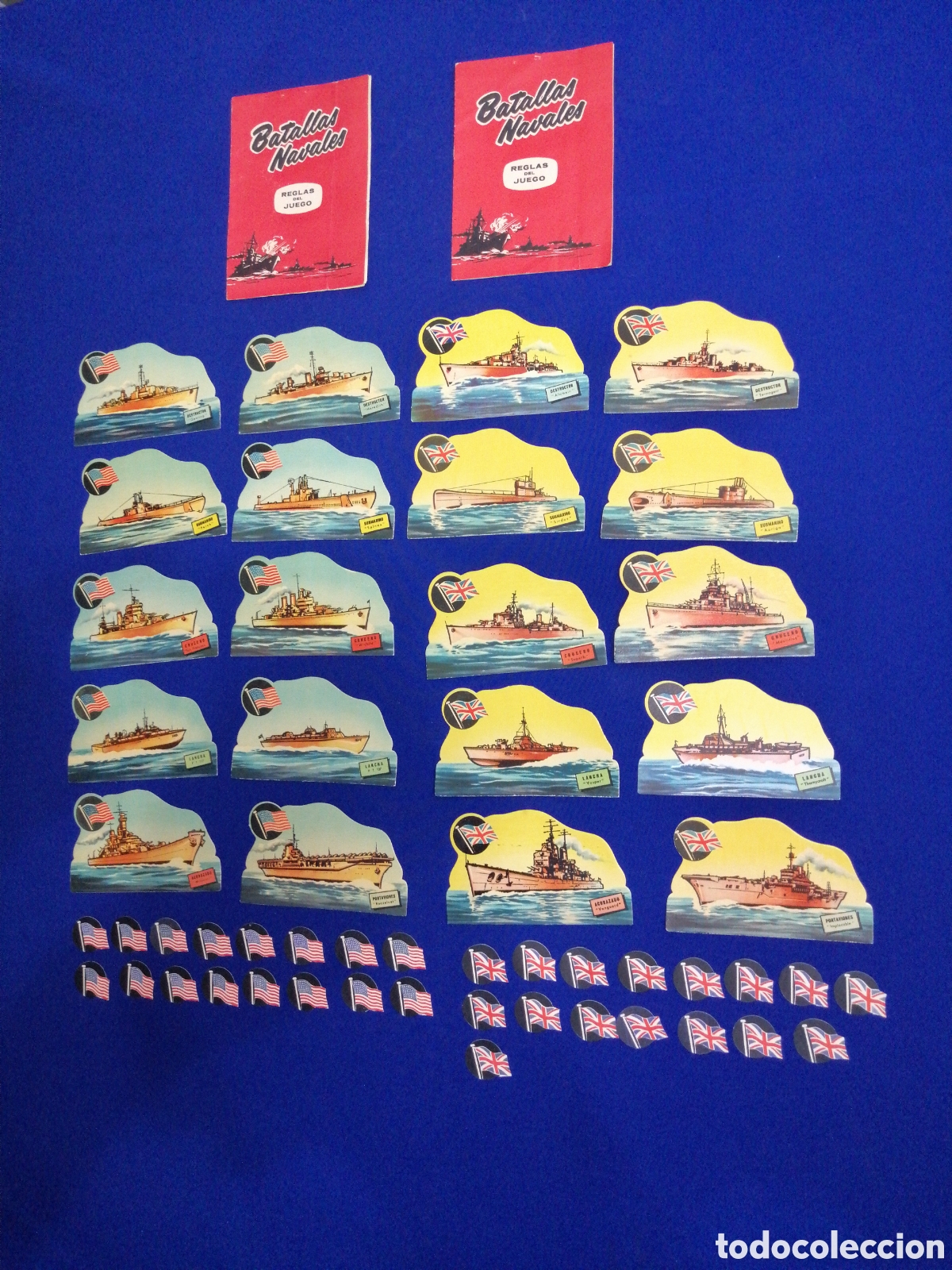 Juegos de mesa: EL JUEGO DE LAS BATALLAS NAVALES A&Ntilde;OS 60 (INCOMPLETO)