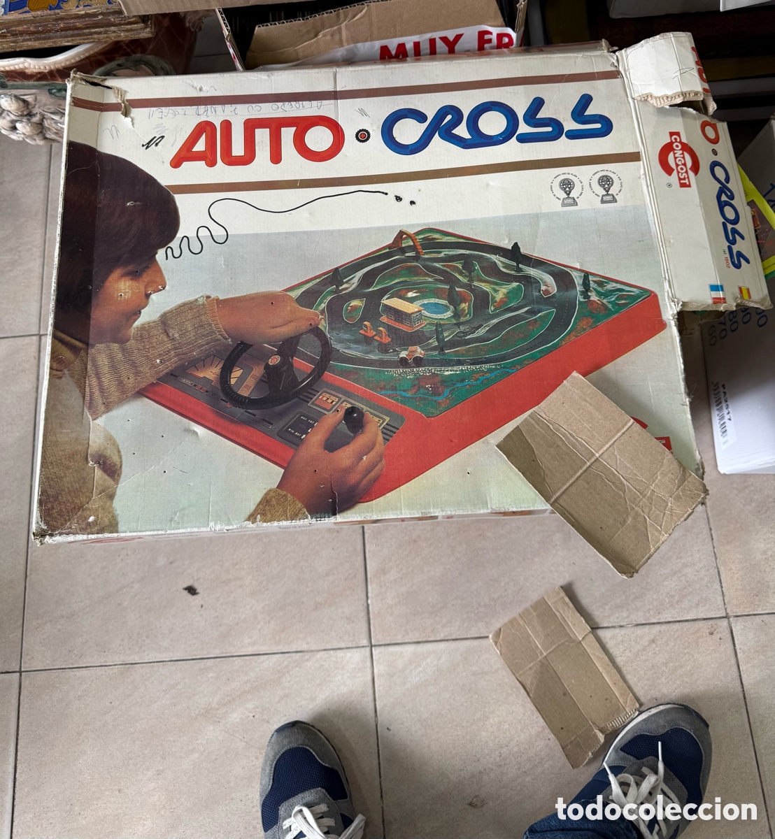 Juegos de mesa: Juego de mesa auto cross, le falta el coche