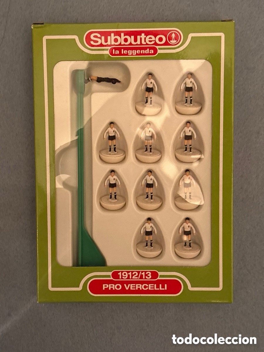 Juegos de mesa: Subbuteo La Leggenda, Hasbro, Pro Vercelli (A26)
