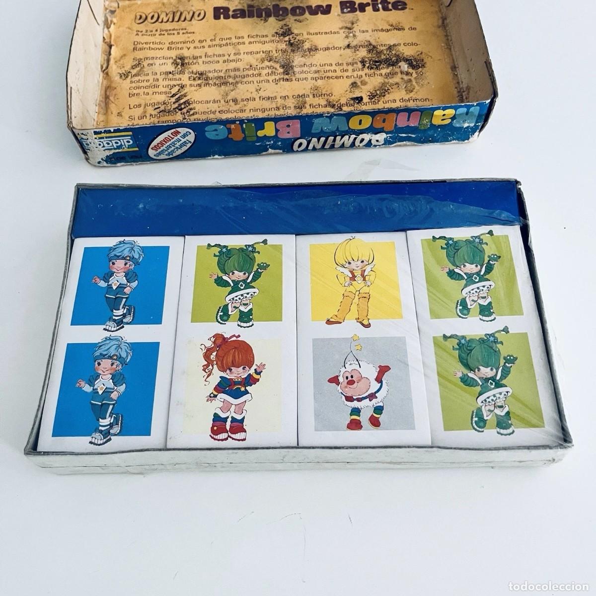 Juegos de mesa: Domino Rainbow Brite Didacta made in Spain nunca usado nuevo por dentro juego de mesa vintage 80s