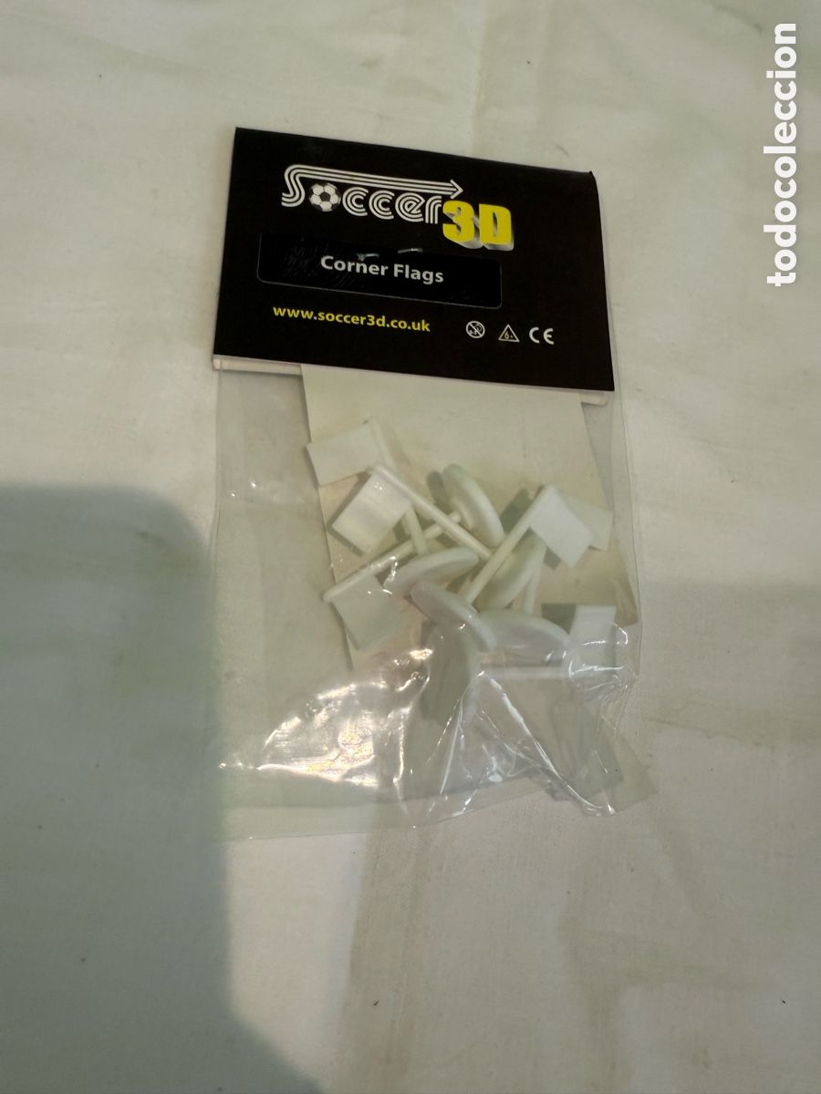 Juegos de mesa: Subbuteo Soccer 3D Corner Flags Originales Accesorios Campo F&uacute;tbol