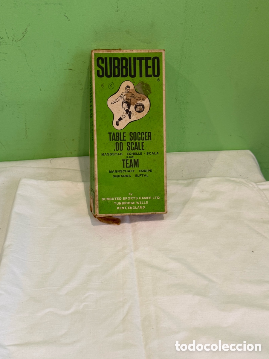 Juegos de mesa: Subbuteo Table Soccer Equipo Vintage Original Inglaterra A&ntilde;os 60-70