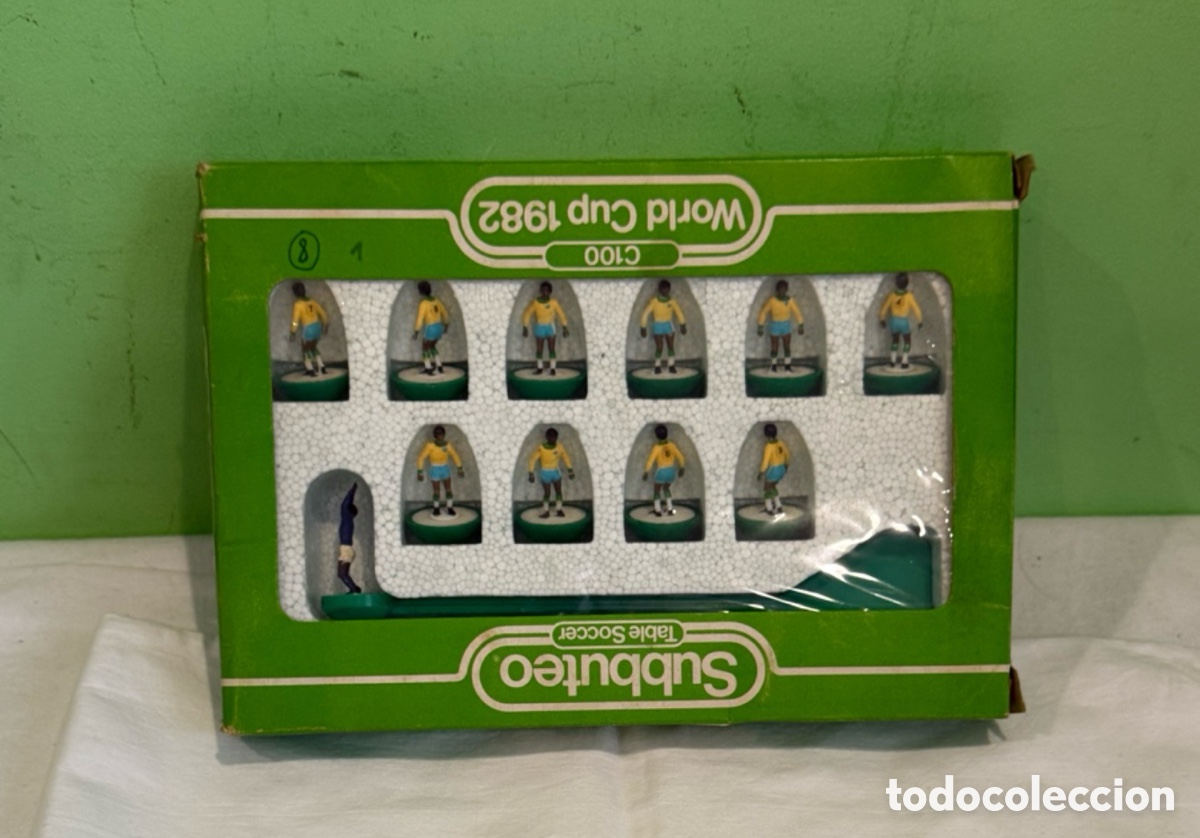 Juegos de mesa: Subbuteo World Cup 1982 Brasil Original Vintage Inglaterra