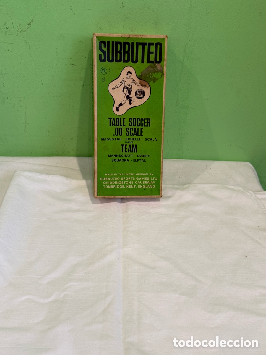 Juegos de mesa: Subbuteo Ref. 275 Equipo Vintage Original Inglaterra A&ntilde;os 70