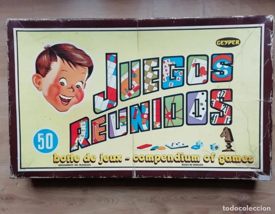 Juegos de mesa: JUEGOS REUNIDOS 50 DE GEYPER EN CAJA CON REGLAMENTO Y HOJA DE CALIDAD A&Ntilde;OS 70 RTOY