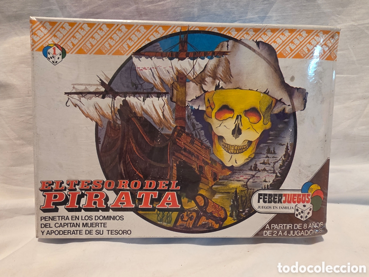 Juegos de mesa: EL TESORO DEL PIRATA. FEBER JUEGOS. A&Ntilde;OS 80. REF. 901. PRECINTADO.