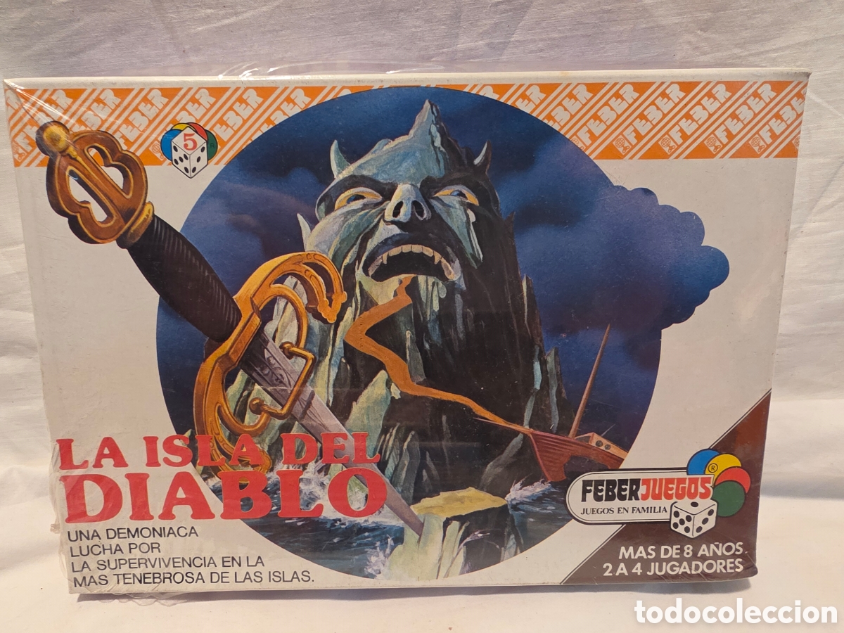 Juegos de mesa: LA ISLA DEL DIABLO. FEBER JUEGOS. A&Ntilde;OS 80. REF. 905. PRECINTADO. SIN CODIGO DE BARRAS