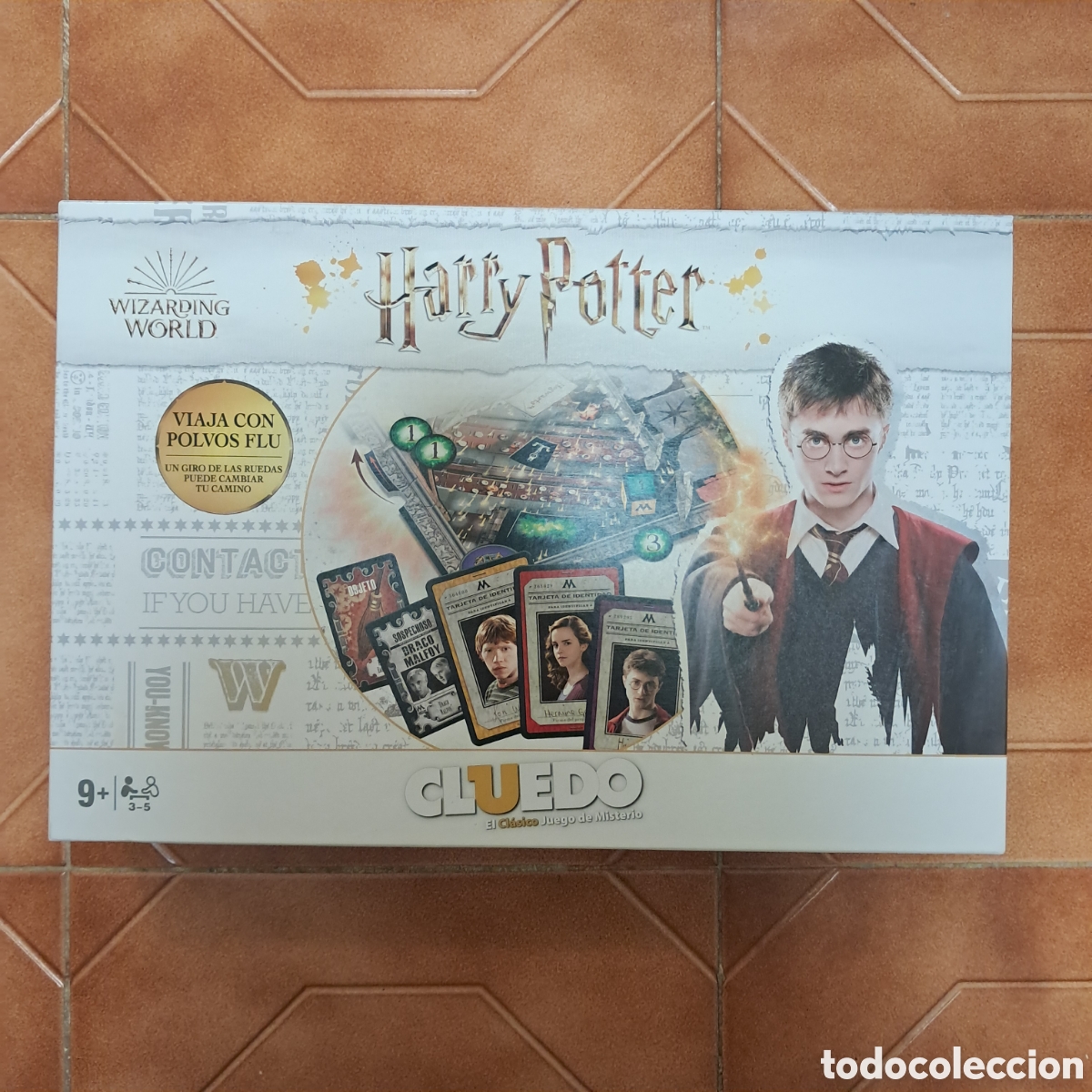 Juegos de mesa: Cluedo HARRY POTTER Viaja con los polvos de Flu WIZARD WORLD- 2021 Hasbro COMPLETO