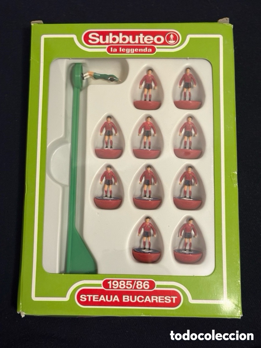 Juegos de mesa: F&uacute;tbol, Subbuteo La Leggenda, Hasbro, Steaua Bucarest (A26)