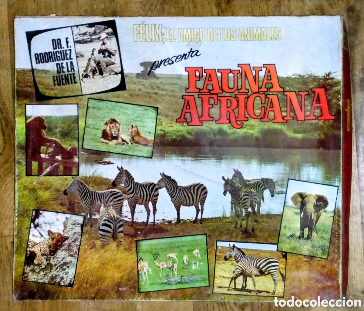 Giochi da tavolo: antiguo FELIX el amigo de los ni&ntilde;os FAUNA AFRICANA a&ntilde;os 70 en BUEN ESTADO con pocas se&ntilde;ales de uso