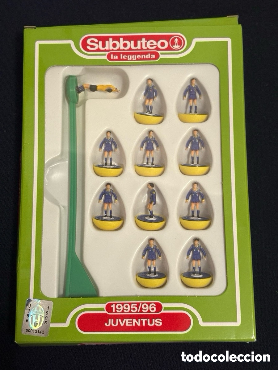 Juegos de mesa: F&uacute;tbol, Subbuteo La Leggenda, Hasbro, Juventus 1995-96 (A26)