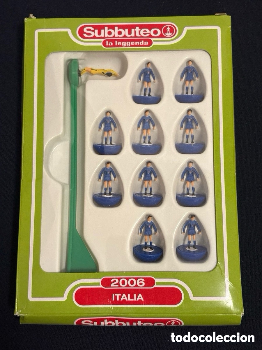 Juegos de mesa: F&uacute;tbol, Subbuteo La Leggenda, Hasbro, Italia 2006 (A26)